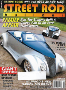 STREET ROD BUILDER 2005 AUG - OVERDRIVE, 34 FORD WINDSHIELD, 302 FORD INSTALL